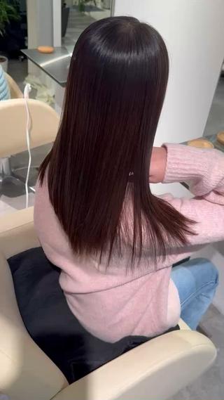 セミロング カラー reverie【レヴリー】所属・夜23時まで予約🉑 reverieあきらのヘアスタイル