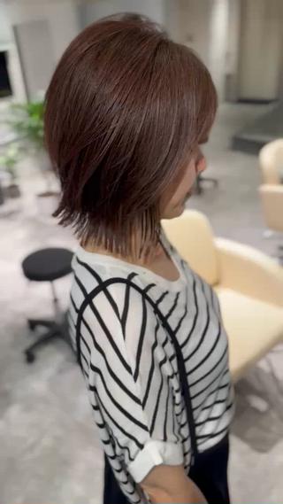 #ボブ#白髪ぼかし 