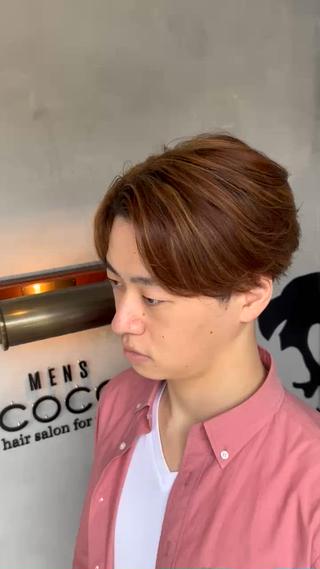 ミディアム カラー メンズ 🔥メンズ専門🔥 塩拓巳のヘアスタイル