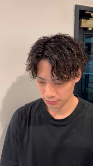 ショート パーマ メンズ 🔥メンズ特化🔥 塩拓巳のヘアスタイル