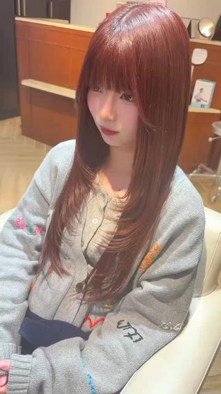 ロング カラー backstage青山店所属・山中 あるのヘアスタイル