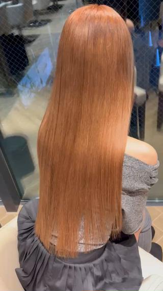 ロング backstage青山店所属・山中 あるのヘアスタイル