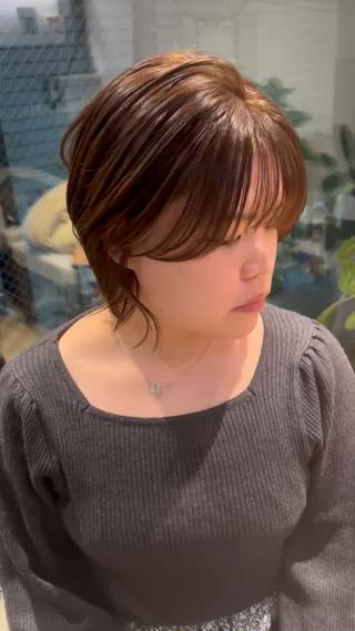 ショート ヘアアレンジ backstage青山店所属・山中 あるのヘアスタイル