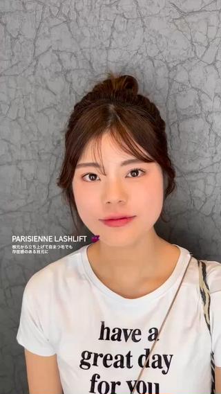 自まつ毛でも写真映えしてカワイイです✩ 