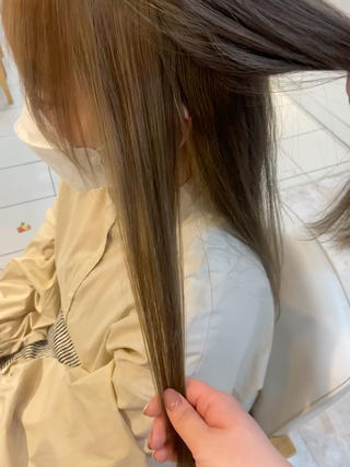 サラサラストレートヘアに 