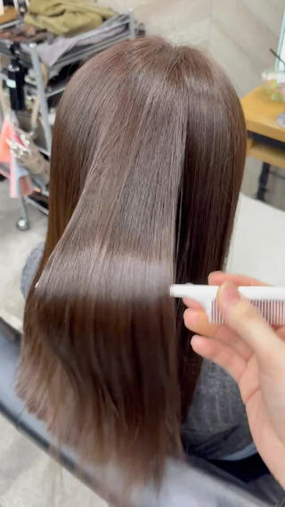 セミロング カラー SHANTi 飯塚 ヘアセット/髪質改善のヘアスタイル