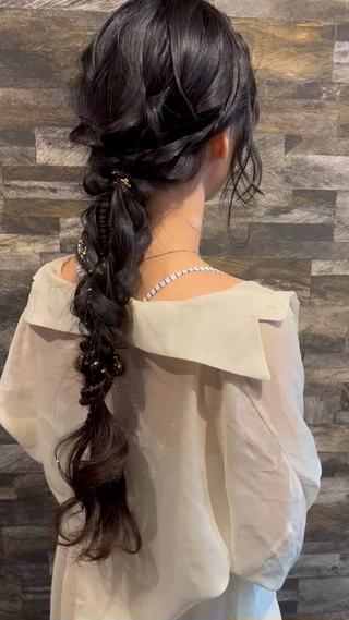 ロング ヘアアレンジ SHANTi 飯塚 ヘアセット/髪質改善のヘアスタイル