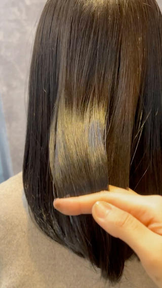 目白　hair lounge shanti
酸熱インカラー︎インボーントリートメント
※カットもしてます

艶々でハリコシが出た触り心地と仕上がり
是非お試しください♪ 