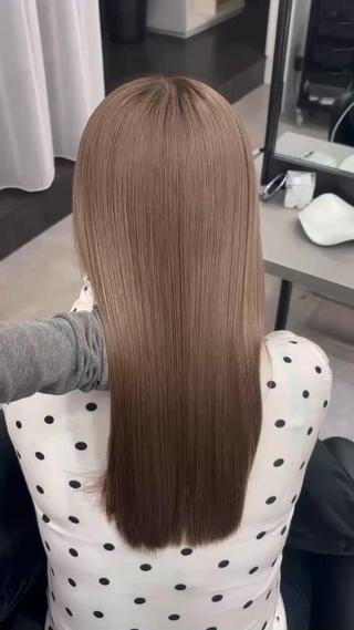 ロング カラー ふうか 心斎橋美容室のヘアスタイル