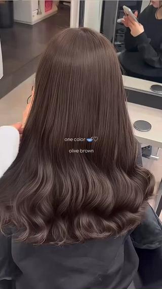 ロング カラー ふうか 心斎橋美容室のヘアスタイル