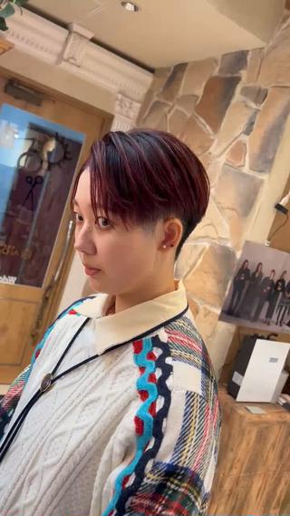 ショート ANKHCROSS新宿店【アンククロス】所属・メンズパーマ スペシャリスト大塚のヘアスタイル