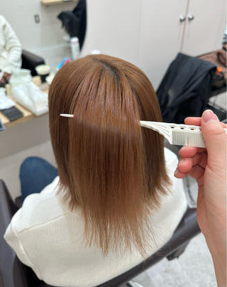 wcolor履歴からの縮毛矯正です 