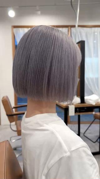 シルバーアッシュ×ボブ 