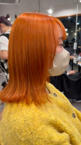 ミディアム カラー 特殊カラー特化 ✂️SHIAN フジのヘアスタイル