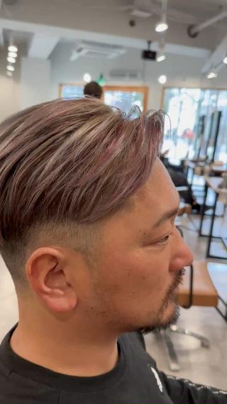 ショート カラー メンズ 特殊カラー特化 ✂️SHIAN フジのヘアスタイル