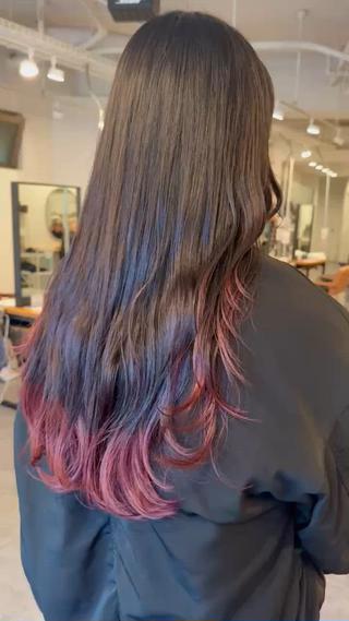 ロング カラー 特殊カラー特化 ✂️SHIAN フジのヘアスタイル