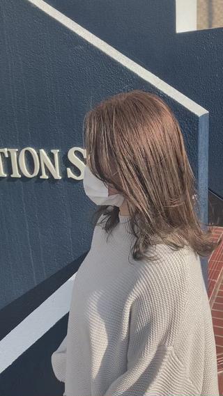 ふわふわレイヤー^ ^
ツヤツヤブラウンベージュ️ 