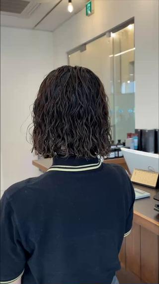 パーマ MEY HAIR CURLYS所属・パーマ /ボブパーマ Rico💜のヘアスタイル
