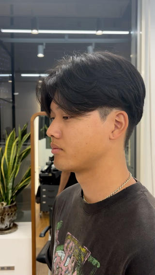 朝のセットが時短に！！

色気ありあり毛流れパーマ 