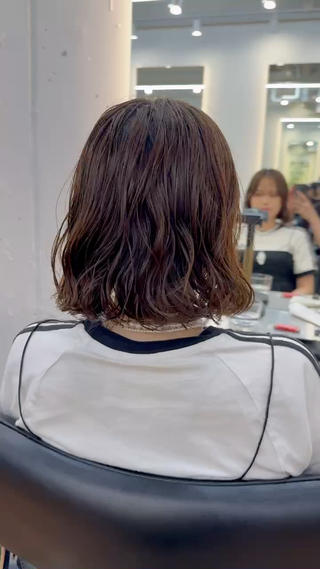 ショート パーマ MEY HAIR CURLYS所属・パーマ /ボブパーマ Rico💜のヘアスタイル