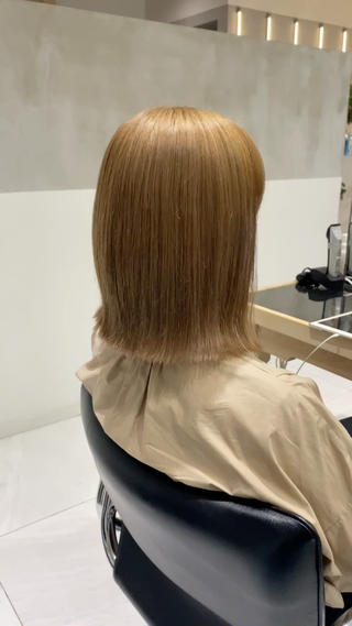 ミディアム 艶感/ナチュラル 🩵amiのヘアスタイル