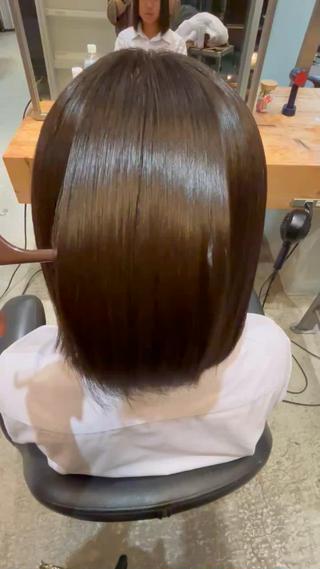 ツヤッツヤのストレート 