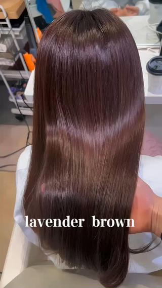 ロング カラー Euphoria新宿店所属・縮毛矯正/透明感 カラー/SHOKIのヘアスタイル