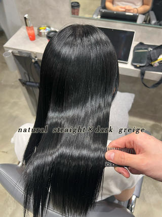 ロング カラー パーマ Euphoria新宿店所属・新宿/透明感カラー 縮毛矯正/SHOKIのヘアスタイル