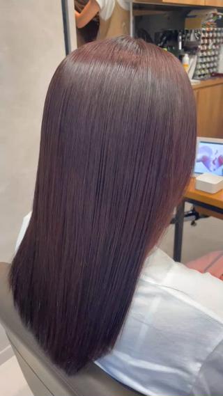 セミロング メンズ縮毛矯正 ブリーチカラー/まやのヘアスタイル