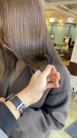 ロング カラー 大人可愛い透明感🌟 小顔・韓国髪🌟野中のヘアスタイル