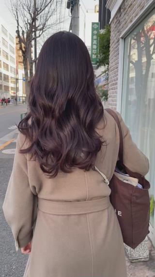ロング カラー 大人可愛い透明感🌟 小顔・韓国髪🌟野中のヘアスタイル
