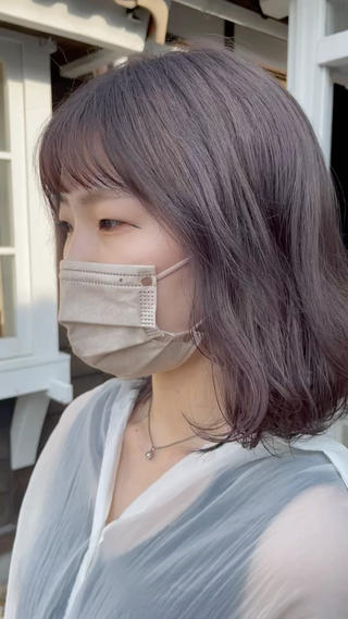 ミディアム カラー 足立 悠輔のヘアスタイル