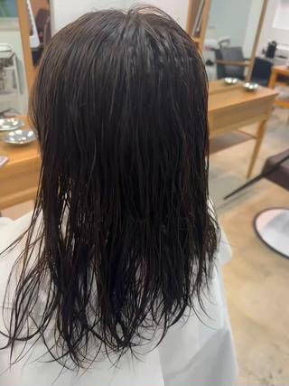 小学生以来の縮毛矯正任せて頂いてありがとうございます 