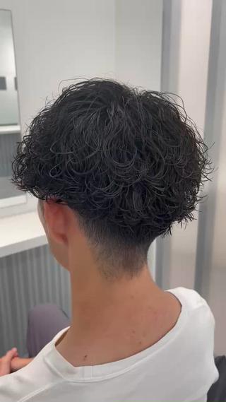 パーマ メンズ メンズ特化/パーマ 短髪パーマ/来星のヘアスタイル