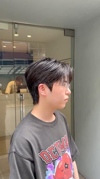 メンズ 隈元 光のヘアスタイル