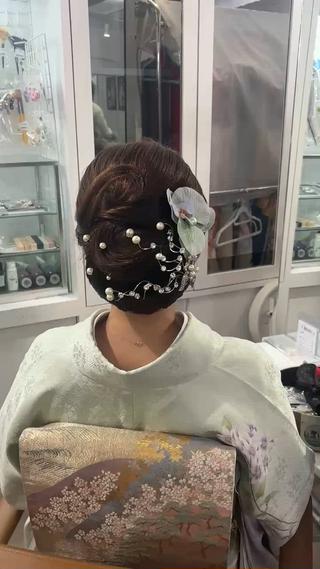 #シニヨン
#銀座ヘアセット 