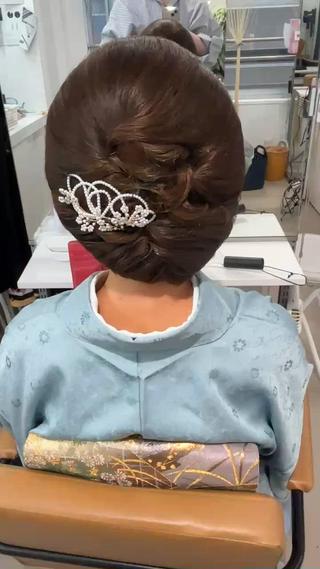#着物ヘア
#和装ヘアセット
#和髪
 