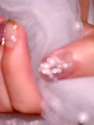 ギラギラマーメイドネイル 