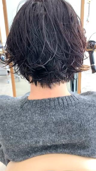 ショートボブパーマ＾＾
#ショート　#ボブ　#ショートボブ　#パーマ　 