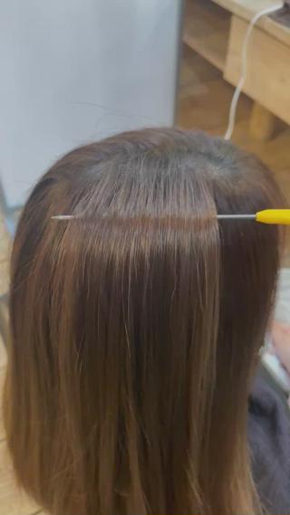 魔法のトリートメントのサラサラ感、ツヤ感がすごく分かります 