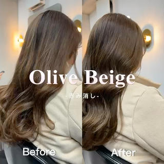 暗くはしたくないけど赤みを抑えたい方に大人気！

カラー剤に特殊なトリートメント成分を混ぜ込むことで、カラーと同時に髪質改善を行います。 カラーをする前より髪質が向上し、髪にハリコシや艶が出ます。通常カラーに比べて、色持ちが良くなるのも特徴です。「カラーは髪が傷む」という概念が変わります！美髪縮毛矯正後のアフターケアにもオススメです。
※癖やパヤパヤ広がりは治らない為、お悩みの方は美髪縮毛矯正をお選びください。 