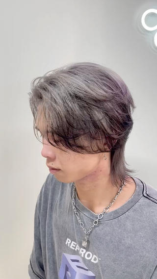 グレー×ローライト 