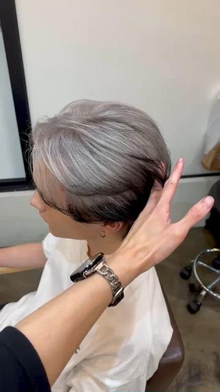 ホワイトシルバー×エンドカラー

(#町田#町田美容院#町田駅#メンズカット#メンズサロン#メンズパーマ#韓国ヘア#ハイトーン#ダブルカラー#デザインカラー#小田急線町田駅#JR町田駅 ) 