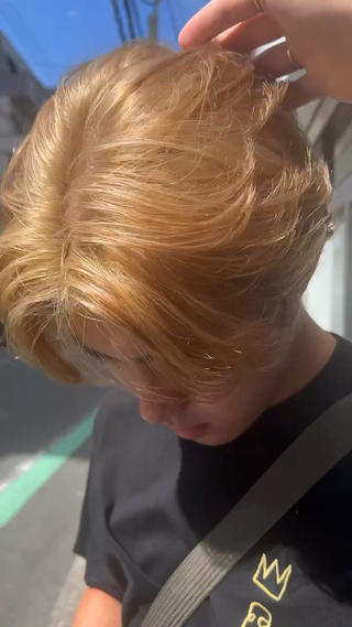 カラー メンズ メンズハイトーン🪡 キチ/RITSUのヘアスタイル