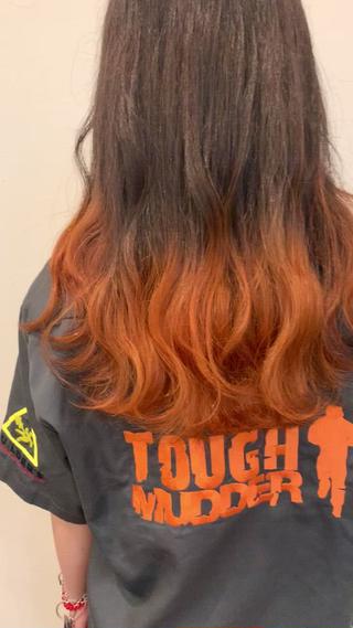 オレンジ☆グラデーションカラー 