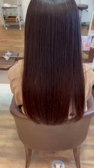 サラサラの髪の毛で大変身 