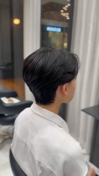 刈り上げなしナチュラルラウンドマッシュ 