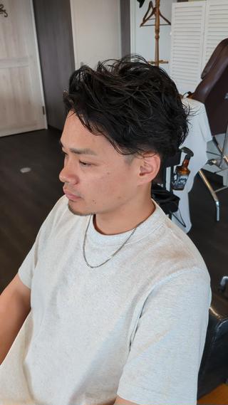 メンズパーマスタイル
おまかせください 