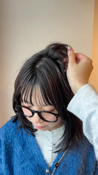 水素カラーでツヤサラに️ 