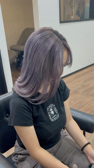 セミロング カラー 🌞SoL🌞竹原 沙希のヘアスタイル